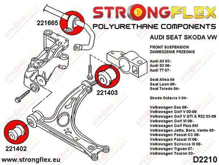 Front anti roll bar bush SPORT