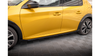 Dokładka Peugeot 208 GT II Progi Street Pro Black-Red + Gloss Flaps