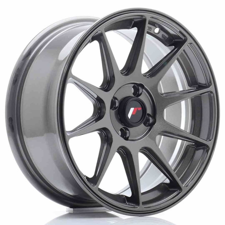 JR Wheels JR11 16x7 ET25 4x100 Hyper Gray