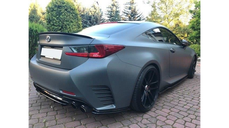 Spoiler Lexus RC Cap Gloss Black