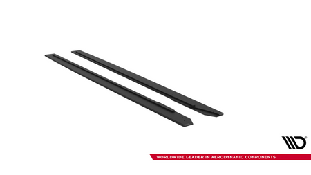 Diffuser Ford Mustang VI GT Side Skirts Street Pro Black-Red