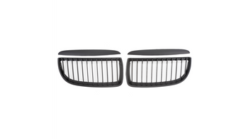 Grill BMW 3 E90 E91 pojedyncze żeberka Matt Black