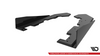Splitter Subaru WRX STI Rear Side Street Pro Black + Gloss Flaps