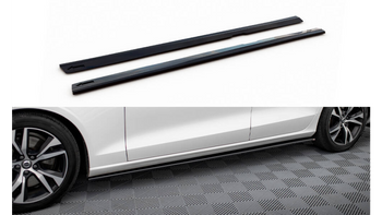 Diffuser Volvo S60 III R-Design Side Skirts v.2 Gloss Black