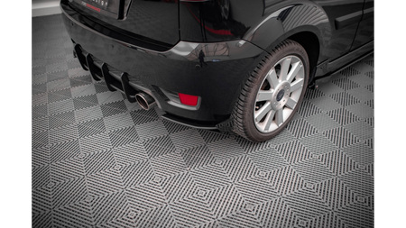 Splitter Ford Fiesta VI ST Tył Boczne Street Pro Black + Gloss Flaps