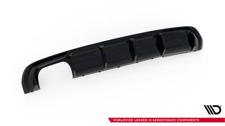 Diffuser Audi A3 S-Line 8V Rear Valance Version with double exhaust tip