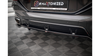 Splitter BMW X6 G06 M-Pack Rear Central with Diffuser v.3 Gloss Black