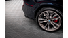 Splitter BMW X3 G01 M-Pack Tył Boczne Gloss Black