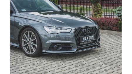 Splitter Audi A6 C7 Facelift S-Line przód Gloss Black