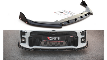 Splitter Toyota GR Yaris IV Front v.2 + flaps Gloss Black