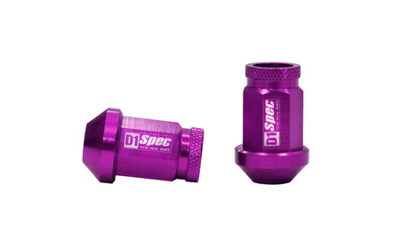 Wheel lug nuts D1Spec Replica 40mm M12x1,5 Purple