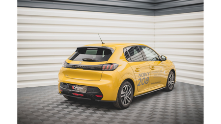 Splitter Peugeot 208 II Rear Side Gloss Black