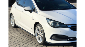 Diffuser OPEL ASTRA K OPC-LINE Side Skirts Gloss Black