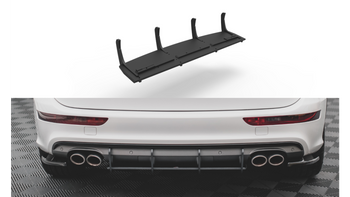 Diffuser Audi SQ5 8R Rear Street Pro Red