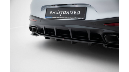 Splitter Mercedes-Banz AMG GT 63 C192 Tył Środkowy z Dyfuzorem v.1