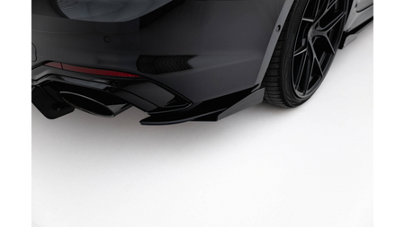 Splitter Audi RS5 F5 Sportback Tył Boczne Street Pro Black + Gloss Flaps