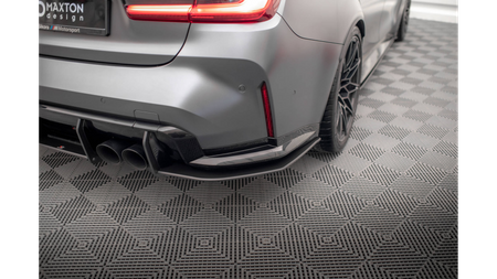 Splitter BMW 3 G80 M-Pack Rear Side Street Pro Black