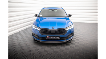Splitter Skoda Octavia IV Sportline przód v.2 Gloss Black