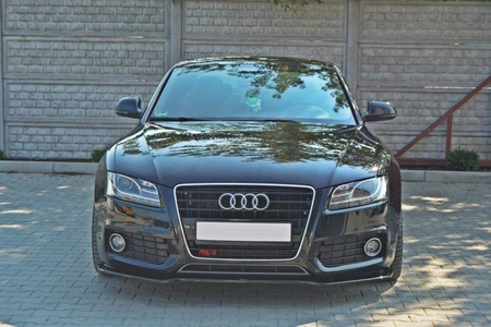Front Splitter Audi S5 / A5 S-Line 8T - Gloss Black