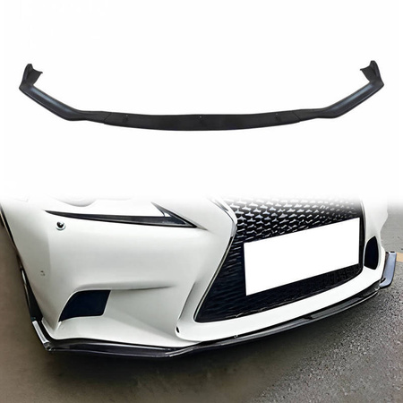 Diffuser Lexus IS III F Front Bumper Matt Black