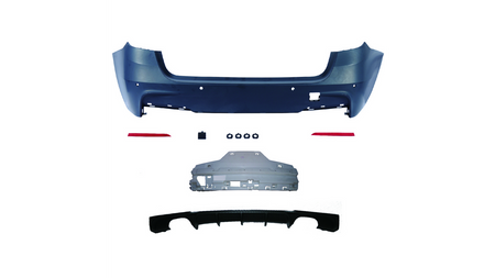 Bumper BMW 3 F31 Rear with Diffuser