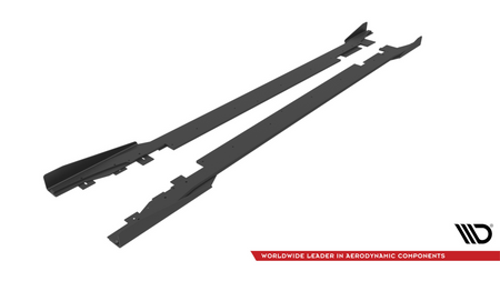 Diffuser Ford Mondeo V Facelift Fusion II Facelift Side Skirts Street Pro Black + Gloss Flaps