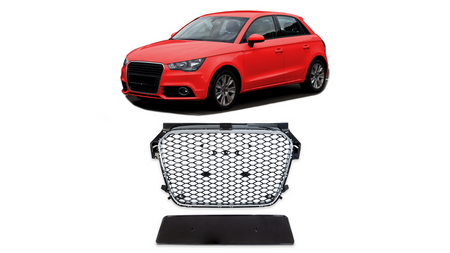 Grill Audi A1 8X Chrome & Gloss Black