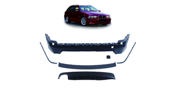 Bumper BMW 5 E39 Rear with Diffuser