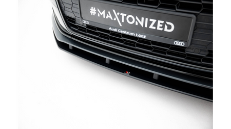 Splitter Audi A5 F5 Facelift Front Street Pro Black-Red