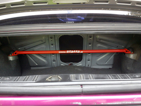 Rear upper strut bar BMW 3 E30 E36 Compact White