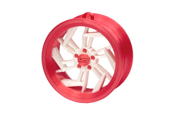 Zawieszka Slide Felga 07 Pink-White 70mm Brelok Bombka Świąteczna