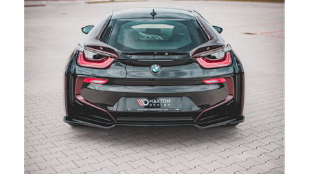 Splitter BMW i8 I12 Rear Central Gloss Black