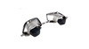Exhaust Tail Pipes Black suitable for BMW 3 (G20) Sedan (G21) Touring 2018-now