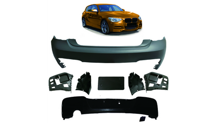 Bumper BMW 1 F20 F21 Rear with Diffuser