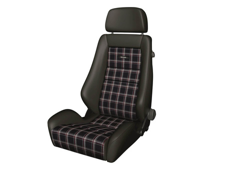 Racing Seat Recaro Classic Line LX Leather Black / Karo