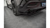 Splitter Mercedes-Benz GLE C167 Rear Central with Diffuser Gloss Black