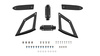 Spoiler Mercedes-Benz CLA CLASS GT STYLE 15-17 Lip ABS