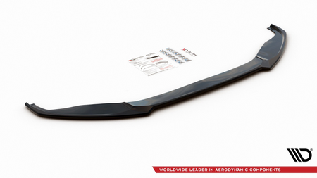 Splitter Audi A6 C7 Facelift S-Line przód Gloss Black