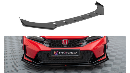 Splitter Honda Civic XI Type-R Front Pro + flaps Black