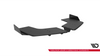Splitter Mitsubishi Lancer EVO X Rear Side Street Pro Black-Red + Gloss Flaps