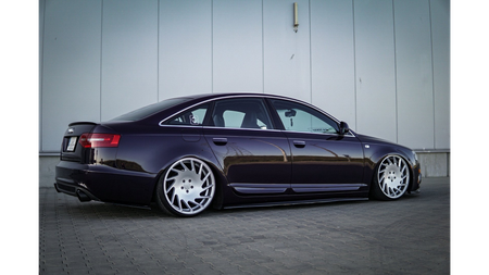 Diffuser Audi A6 C6 S-Line Side Skirts Gloss Black