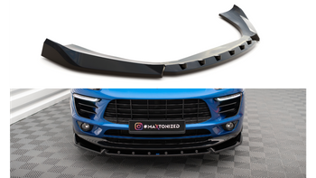 Splitter Porsche Macan I Front v.2 Gloss Black
