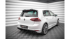 Splitter Volkswagen Golf 7 R Rear Side Street Pro Black-Red + Gloss Flaps