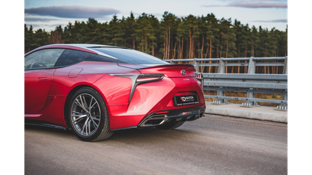 Splitter Lexus LC 500 Tył Boczne Gloss Black