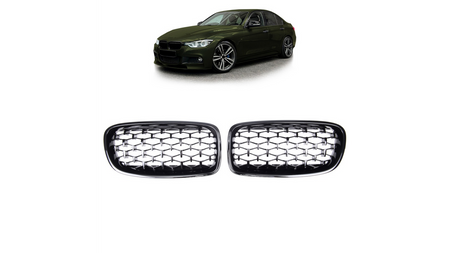 Grill BMW 3 F30 F31 Gloss Black