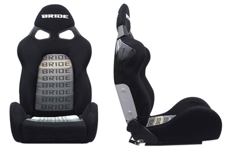 Racing seat CUGA Bride Velvet Black Grey