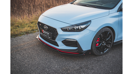 Splitter Hyundai I30 III N Przód v.6 + Flaps Gloss Black