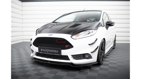 Splitter Ford Fiesta VII Facelift ST Front v.3 Gloss Black