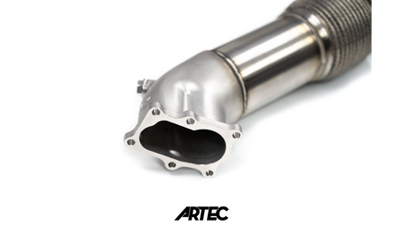 Nissan RB25 4" to 3.5" Cast Downpipe and Mid Pipe