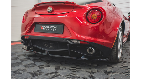 Splitter Alfa Romeo 4C Tył Środkowy Gloss Black